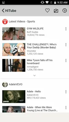 HiTube android App screenshot 1